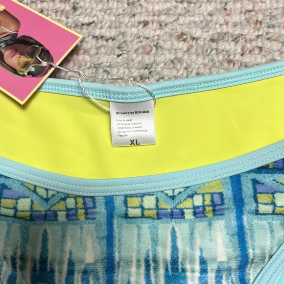 Strawberry Milk Mob, “Blues clues” bikini bottoms. Reversible. XL. Bottoms only - Picture 3 of 8